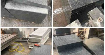 河源 芝麻黑地铺石材