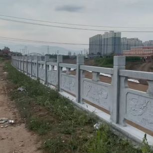 河源 石材河道栏杆