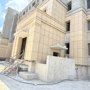 河源 黄金麻干挂，工地实拍