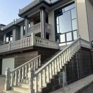 河源 芝麻白别墅阳台栏杆，楼梯栏杆