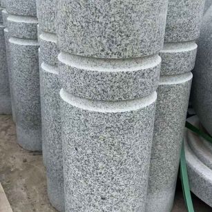 河源 芝麻白花岗岩挡车柱、隔离柱多少钱