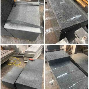 河源 芝麻黑地铺石材