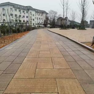 河源仿古石铺装效果