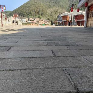 河源仿古石铺装效果