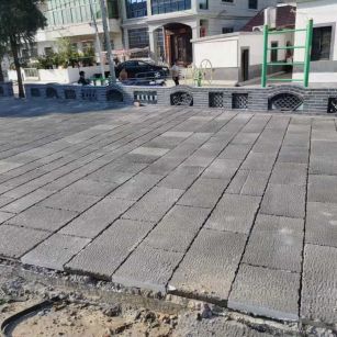 河源仿古石铺装效果