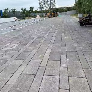 河源仿古石铺装效果