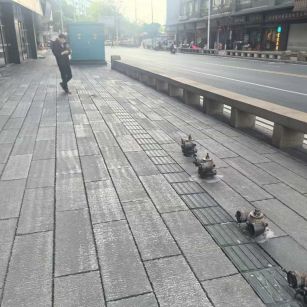 河源仿古石铺装效果