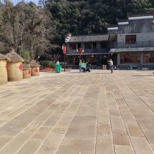 河源仿古石铺装效果