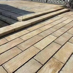 河源仿古石铺装效果