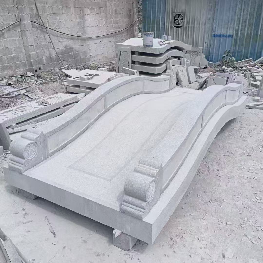 河源 芝麻灰花岗岩园林景观 小石桥