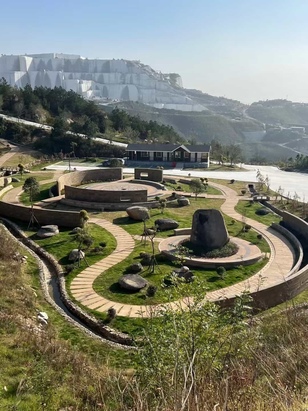 河源仿古石铺装整体效果