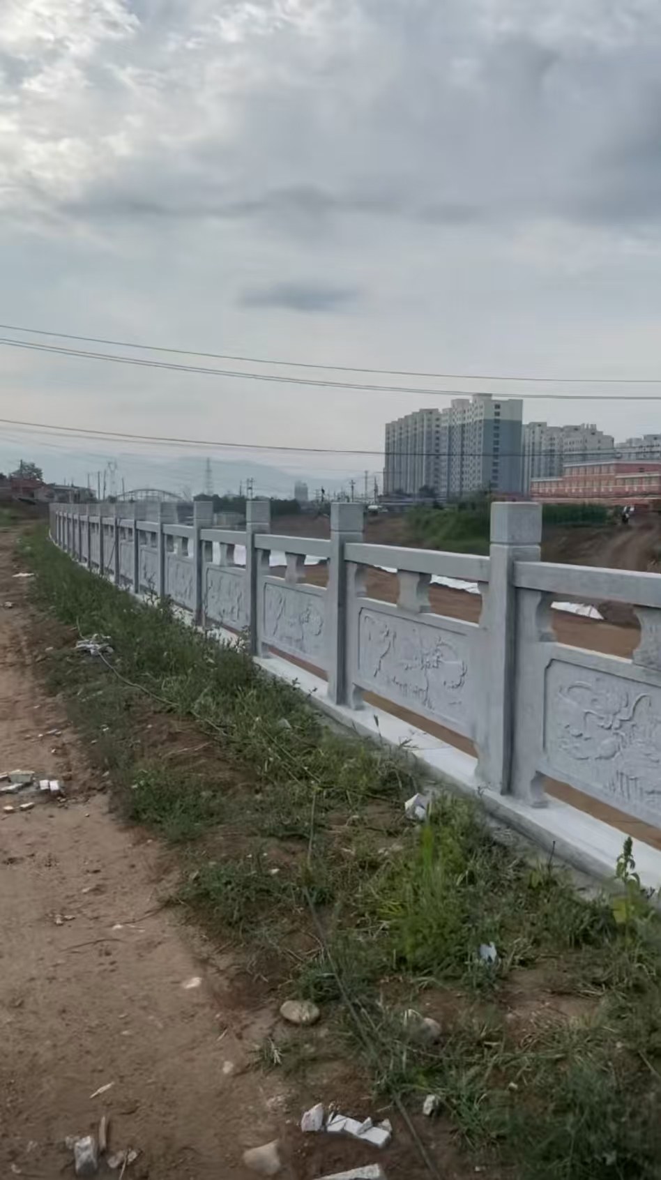 河源 石材河道栏杆