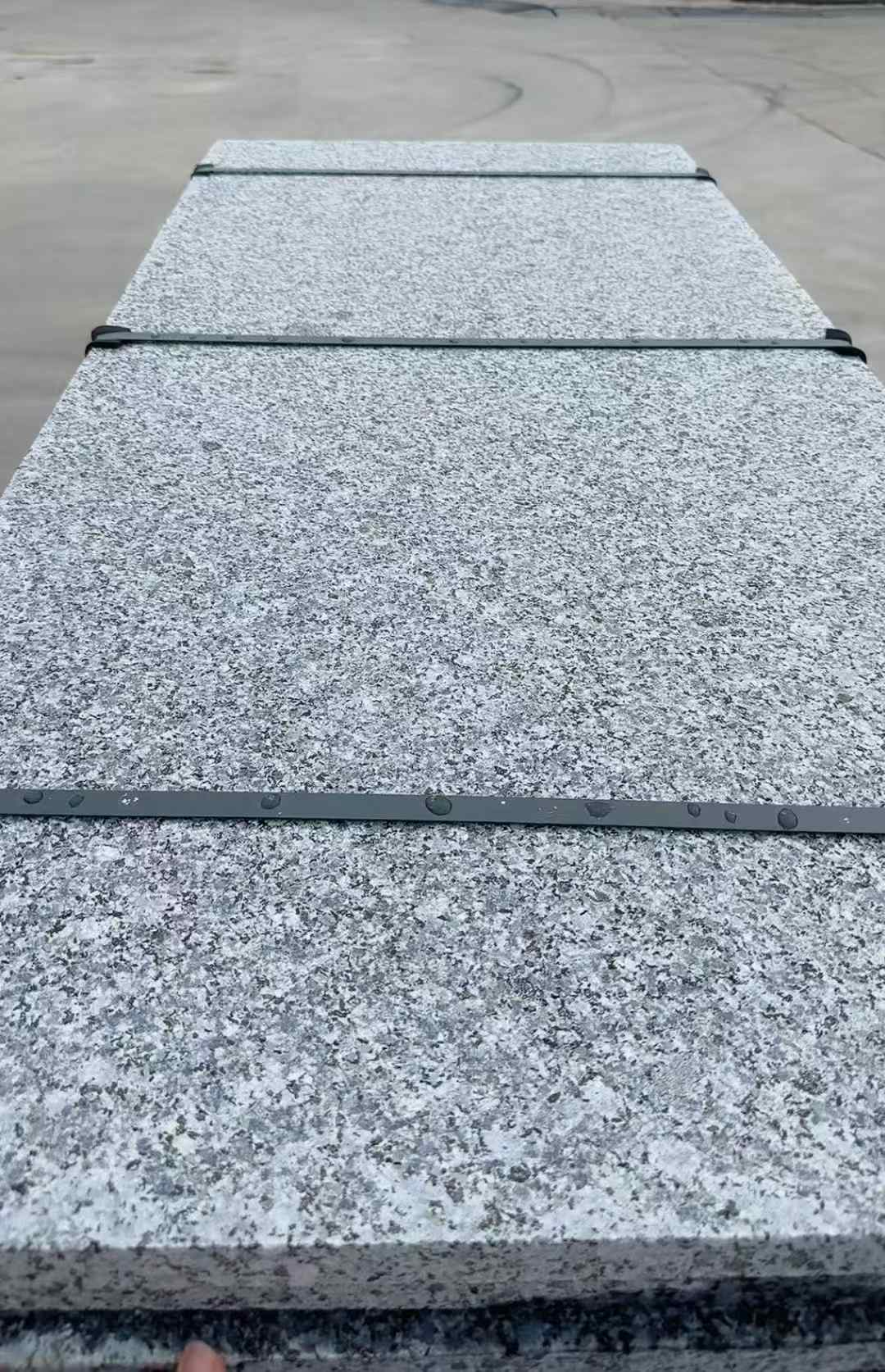 河源 芝麻黑火烧面毛板，条板，半成品