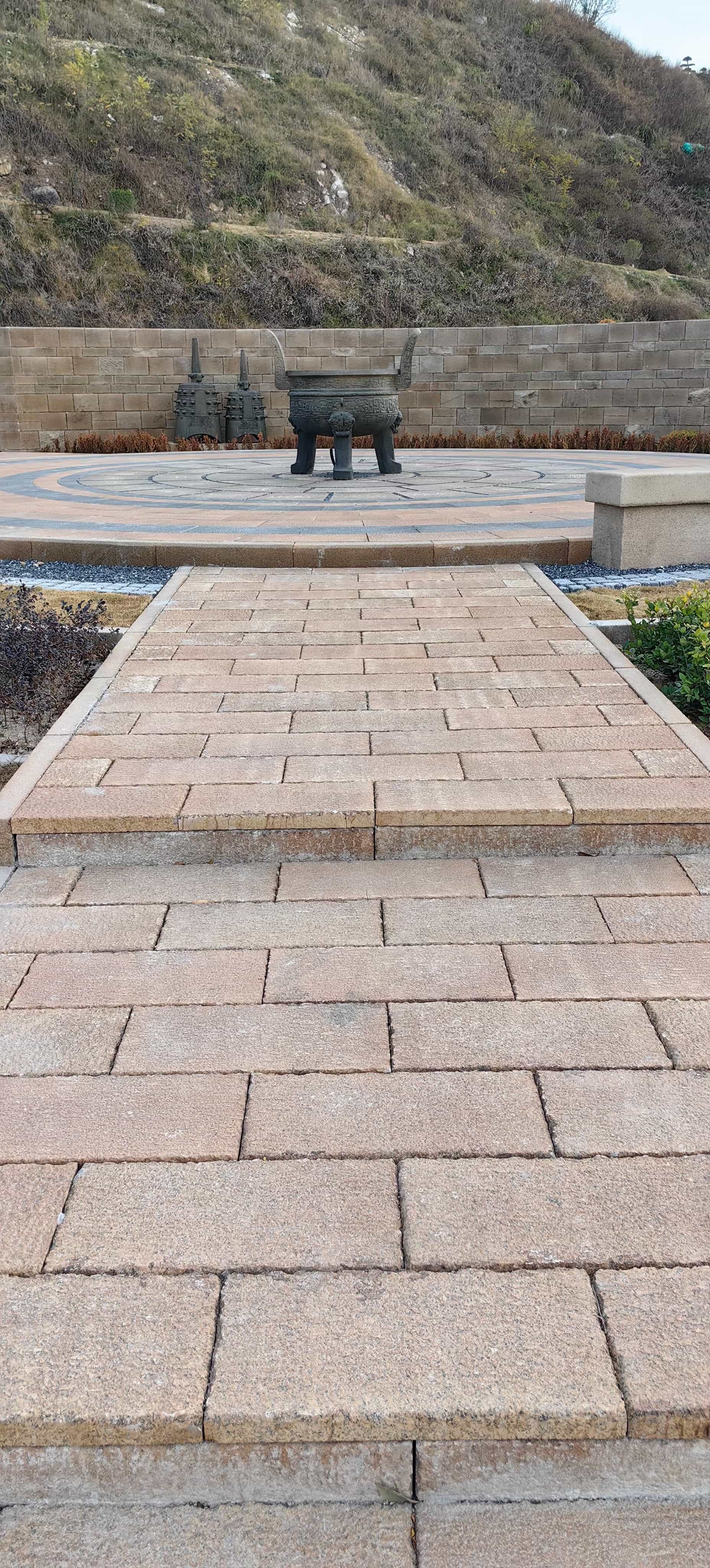 河源仿古石铺装效果