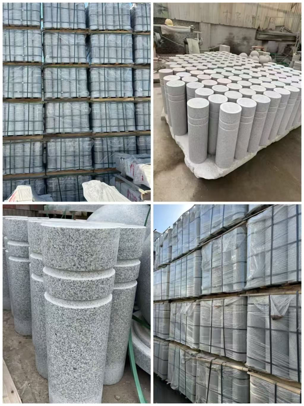 河源 芝麻白花岗岩挡车柱、隔离柱多少钱