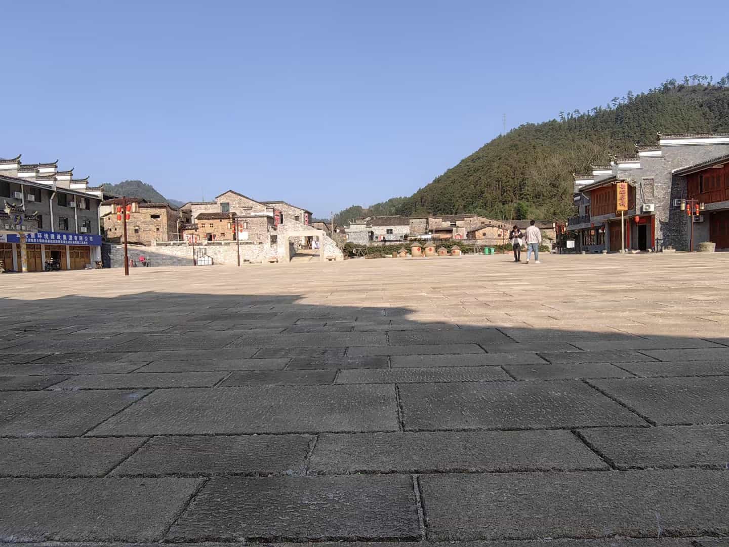河源仿古石铺装效果