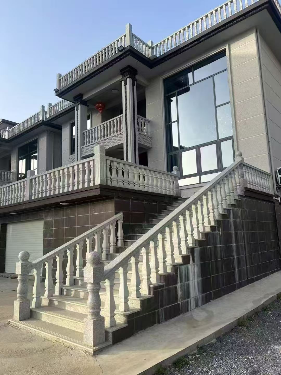 河源 芝麻白别墅阳台栏杆，楼梯栏杆