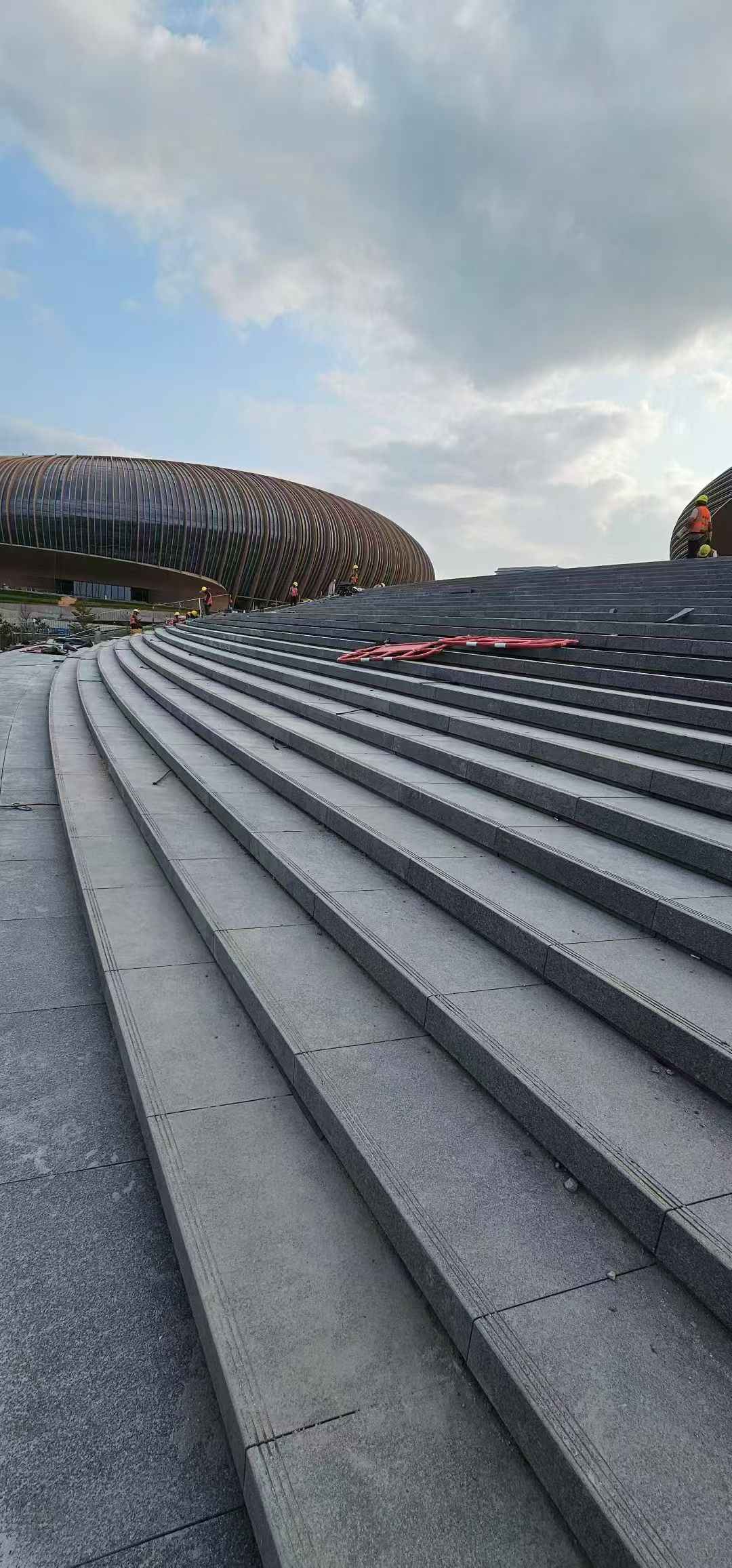 河源 弧形整石台阶铺装效果图