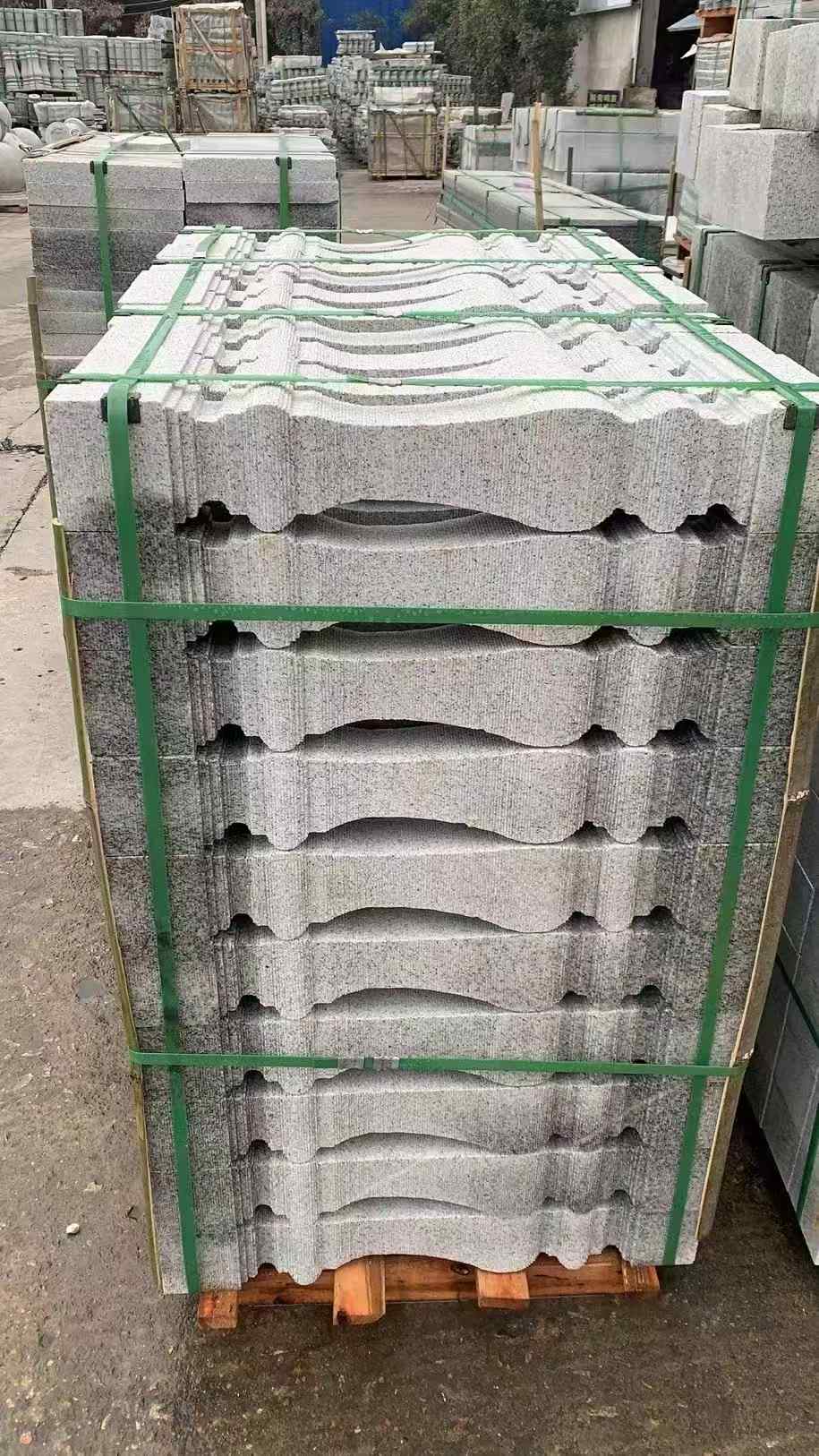 河源 芝麻白方形拉丝面，栏杆花瓶柱