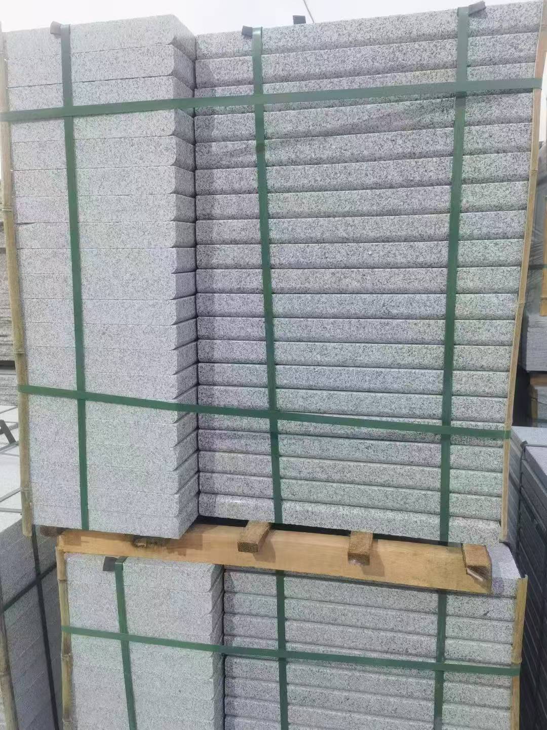 河源 5公分芝麻白，倒斜角，室外楼梯踏步