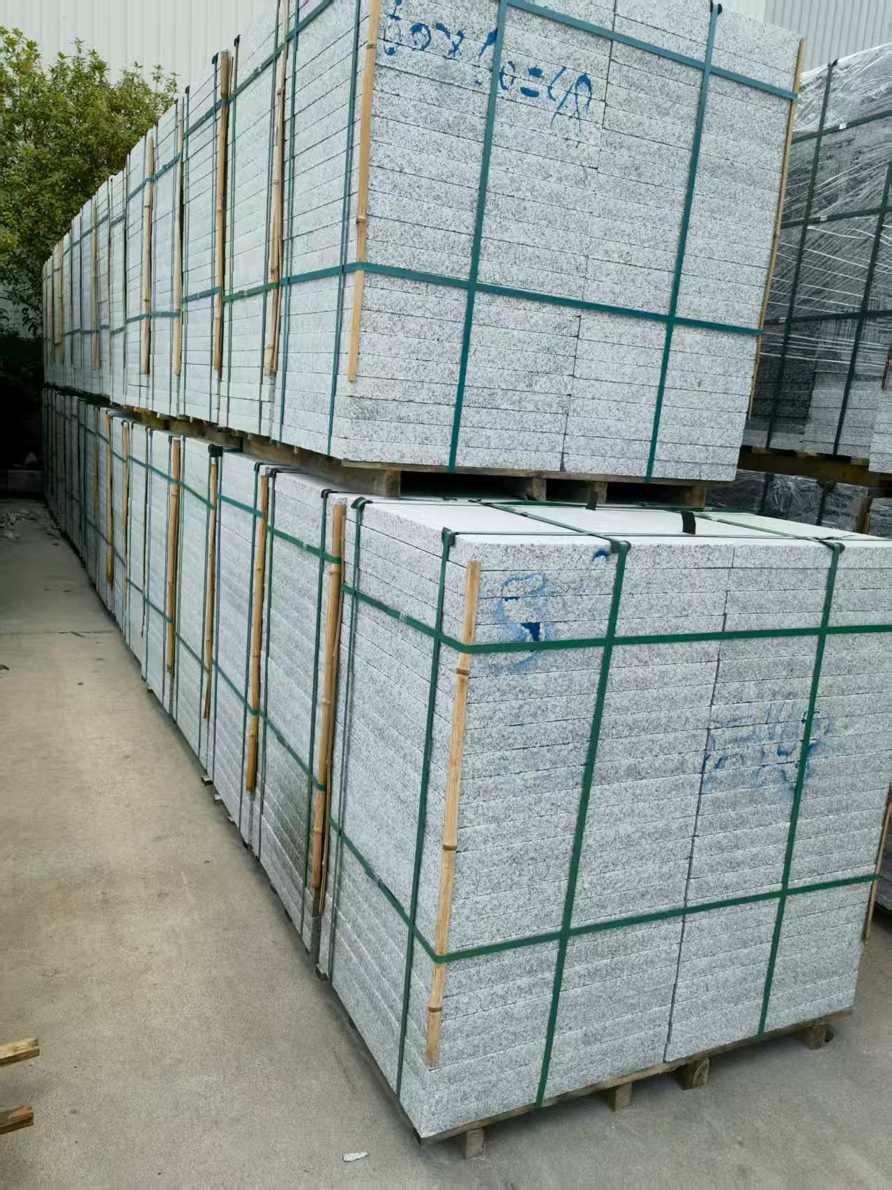 河源 大花芙蓉白火烧成品，市政园林广场地铺石